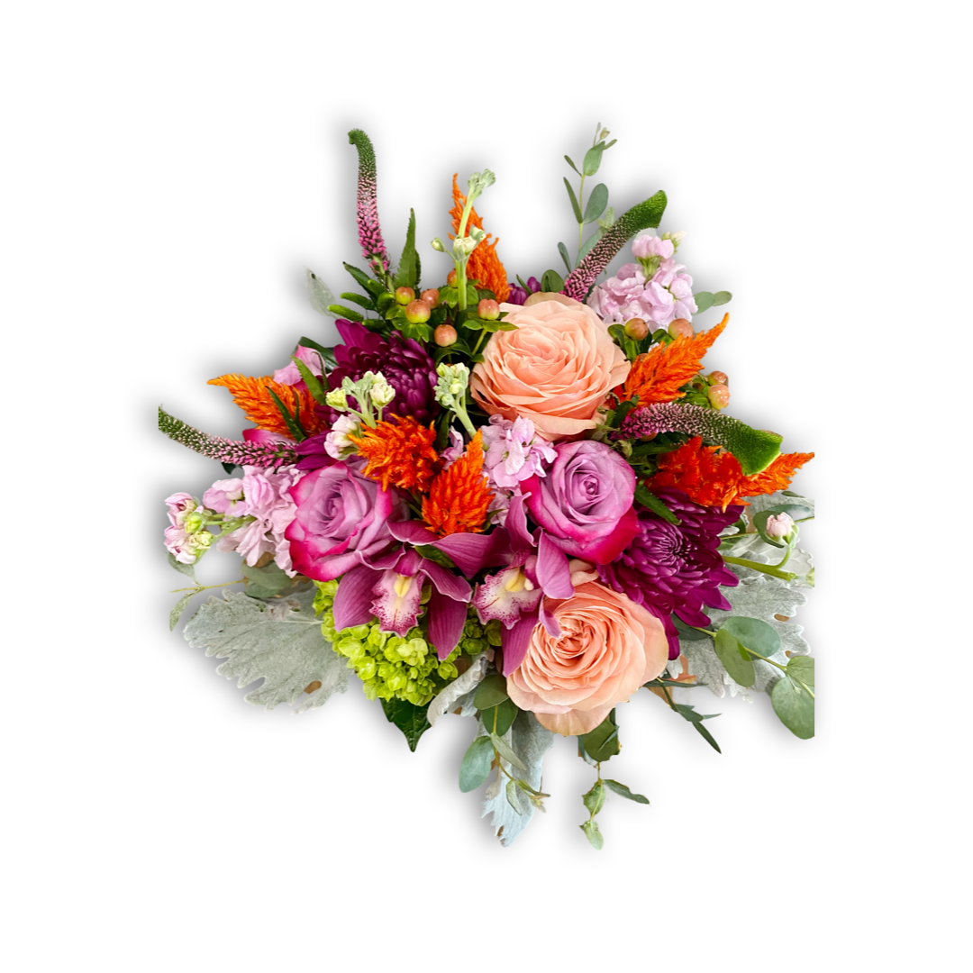 Vibrant seasonal flower bouquet featuring colorful blooms and textures – Thimbleberry House Las Vegas