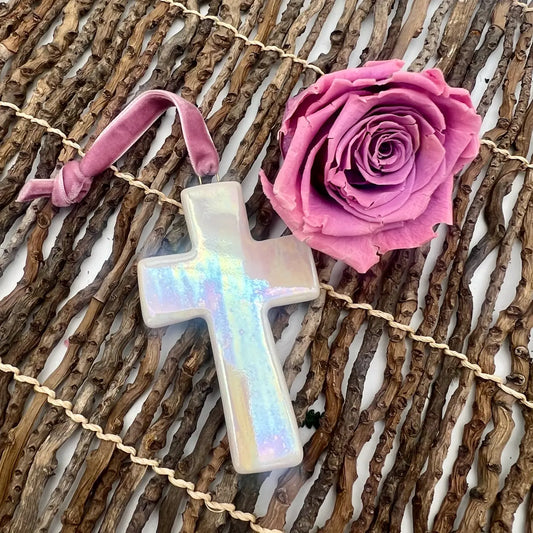 A Handmade Cross Apricity Ceramics