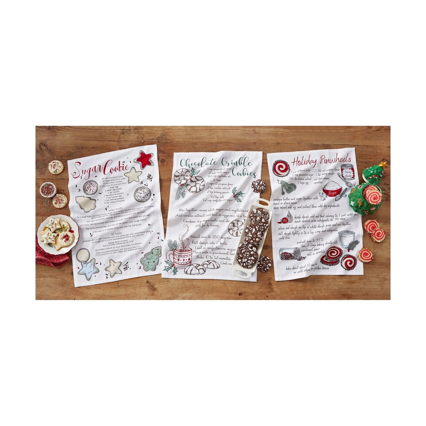 Holiday Time Kitchen Towels | Cookie Recipes tag
