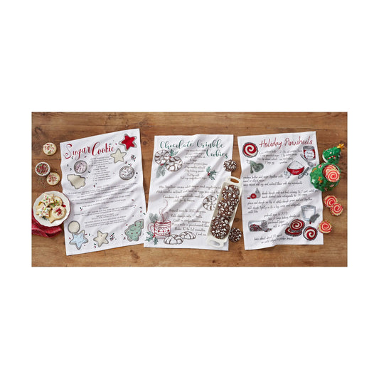 Holiday Time Kitchen Towels | Cookie Recipes tag