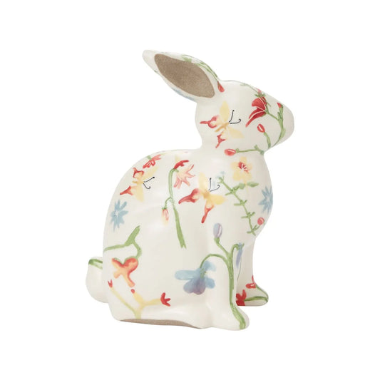 Flower Fields Bunny Accent Decor