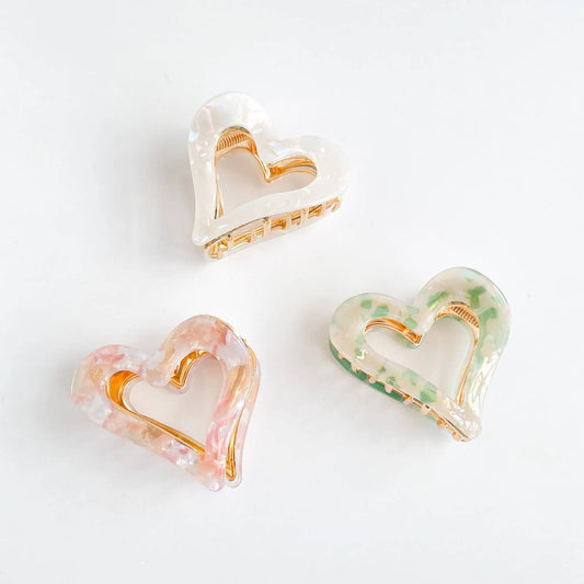 Juliette | Heart Claw Clip Adorro