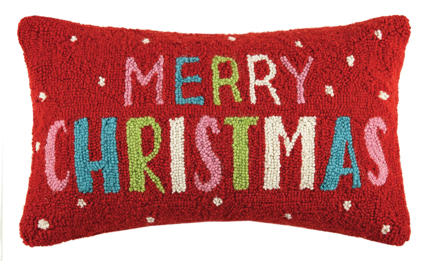 Merry Christmas Hook Pillow Peking Handicraft