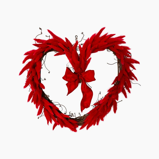 Red Heart Wreath Thimbleberry House