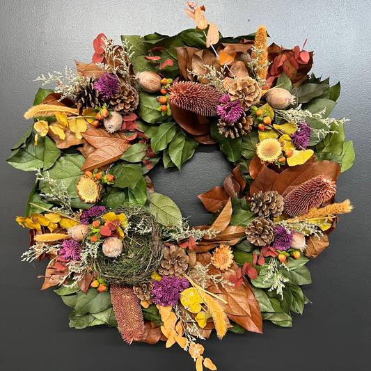 Fall Harvest Wreath Thimbleberry House