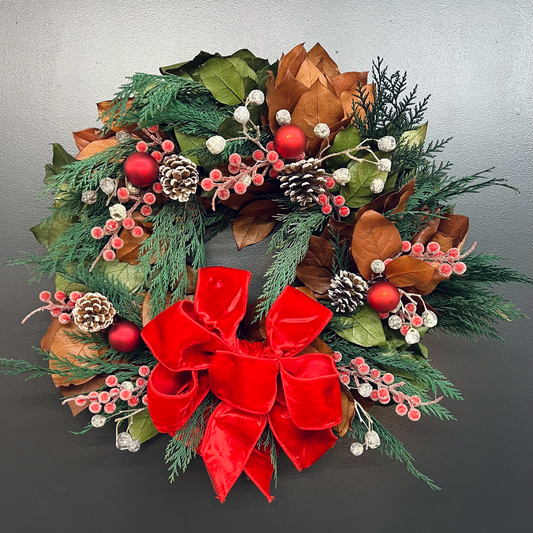 Preserved Holiday Wreath