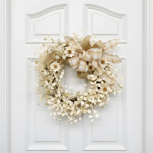 White Eucalyptus Wreath Indaba Trading
