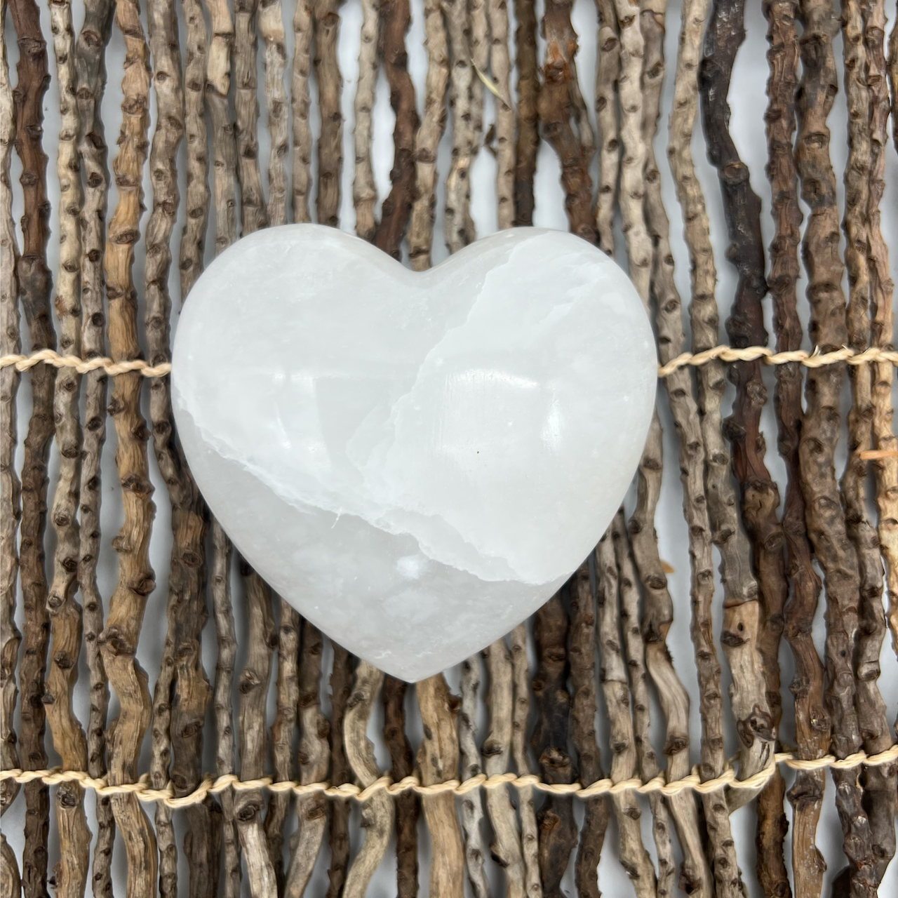 alabaster stone heart