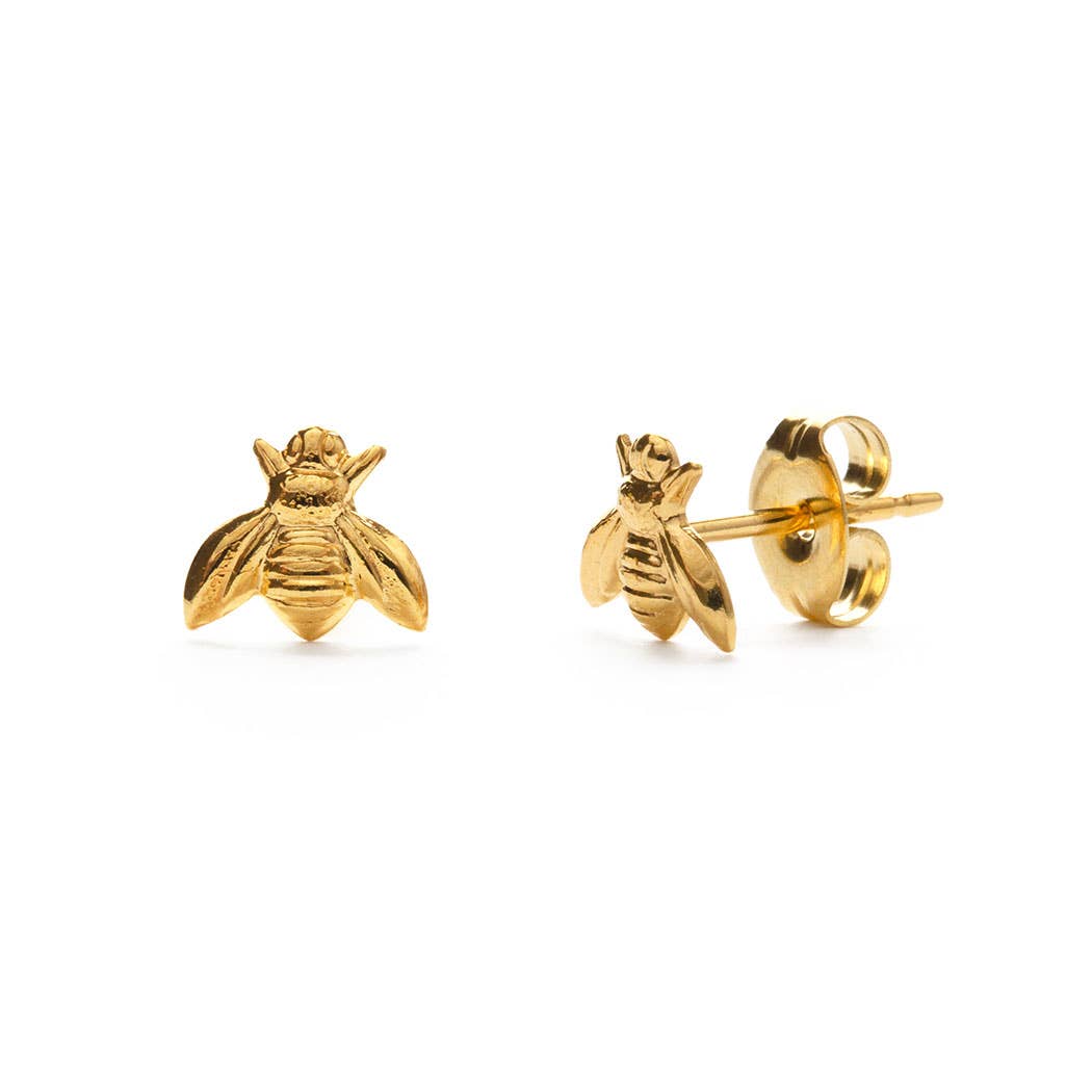 bee stud earrings