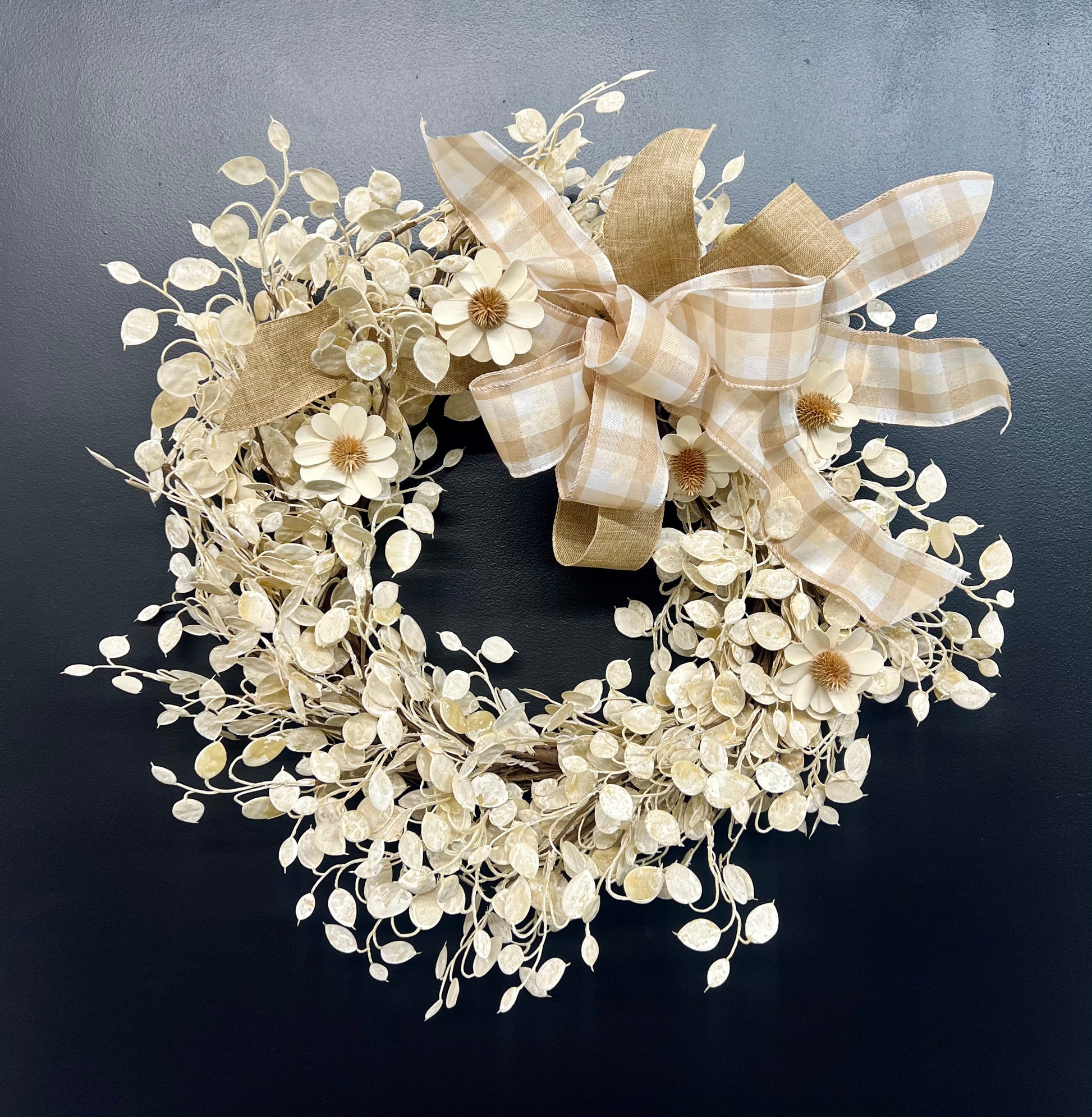 white eucalyptus wreath