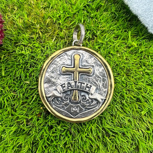 revolution medallion pendant - faith by waxing poetic