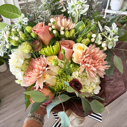 example of gathered bouquet