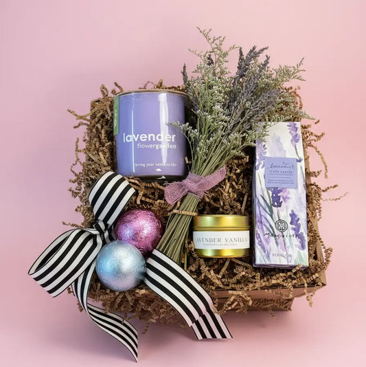 Lavender filled gift box
