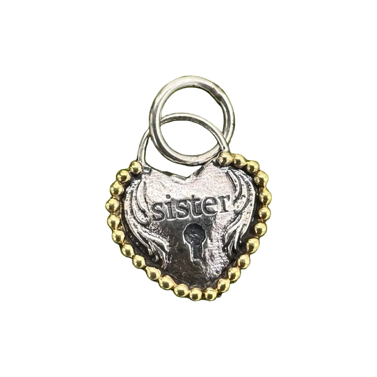 heartlock sister charm by waxing poetic