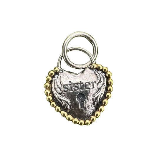 heartlock sister charm by waxing poetic