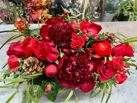 Holiday Floral Centerpiece Thimbleberry House