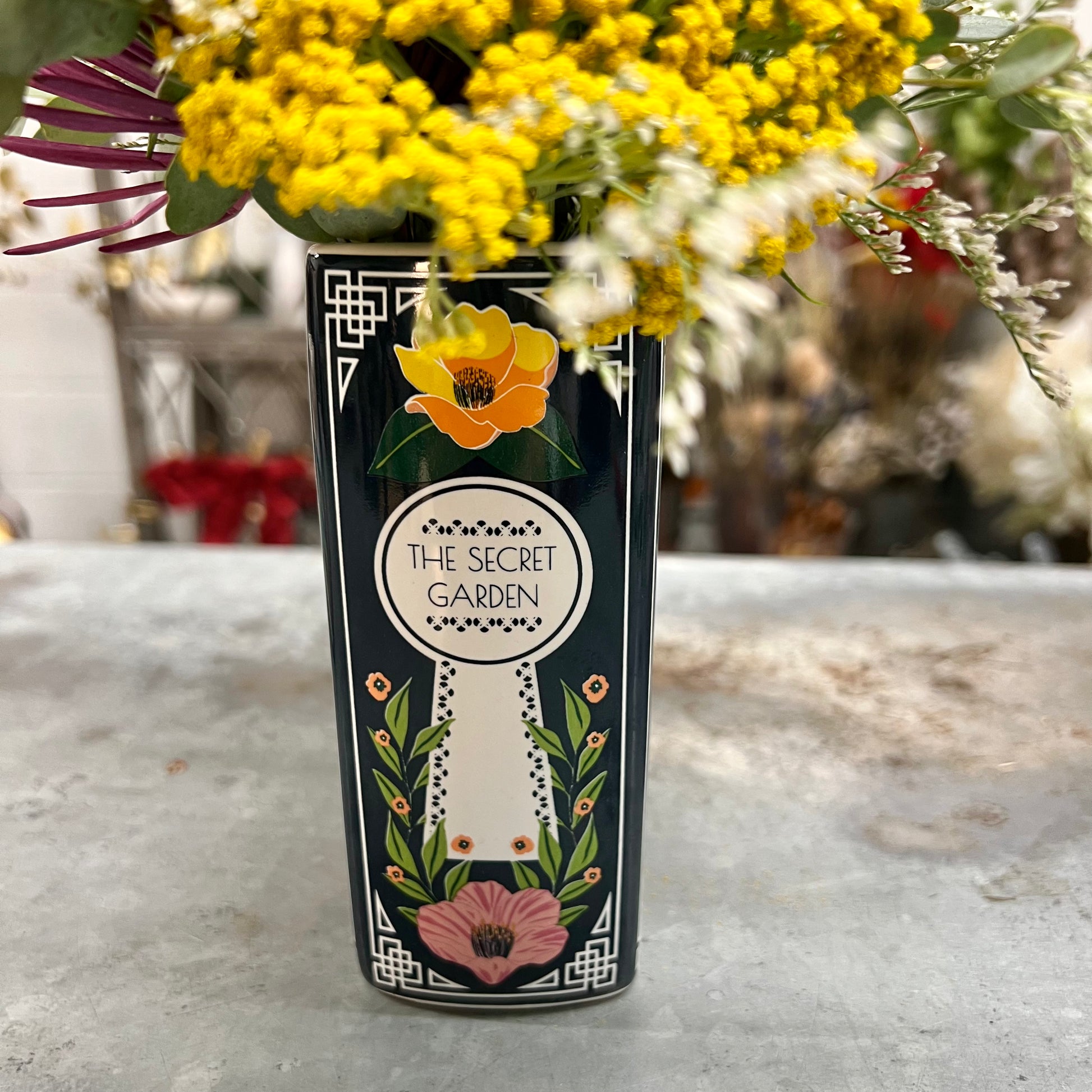 The Secret Garden ceramic vase by Thimbleberry House