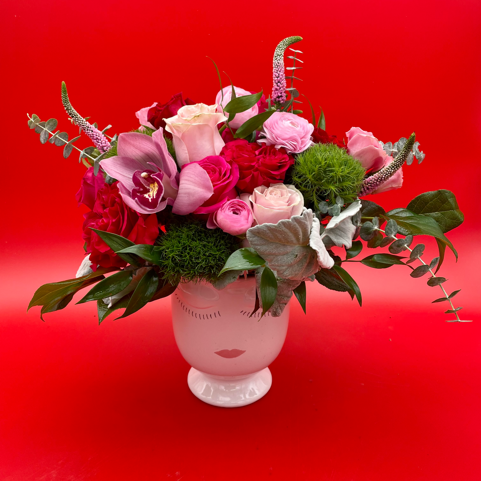 valentine's day girl flowers