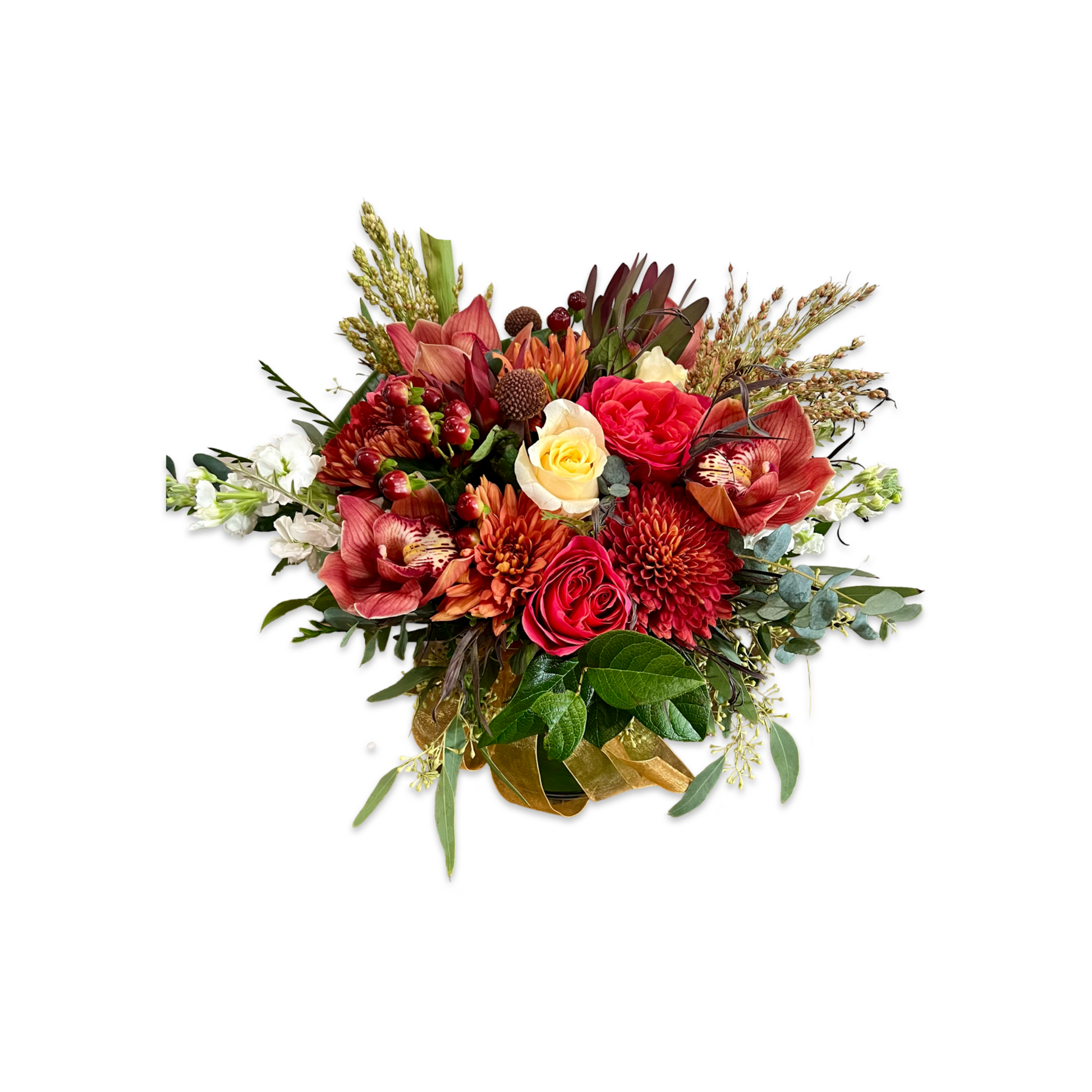 warm fall floral mix